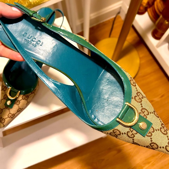 Gucci heel sling back - Picture 2 of 6